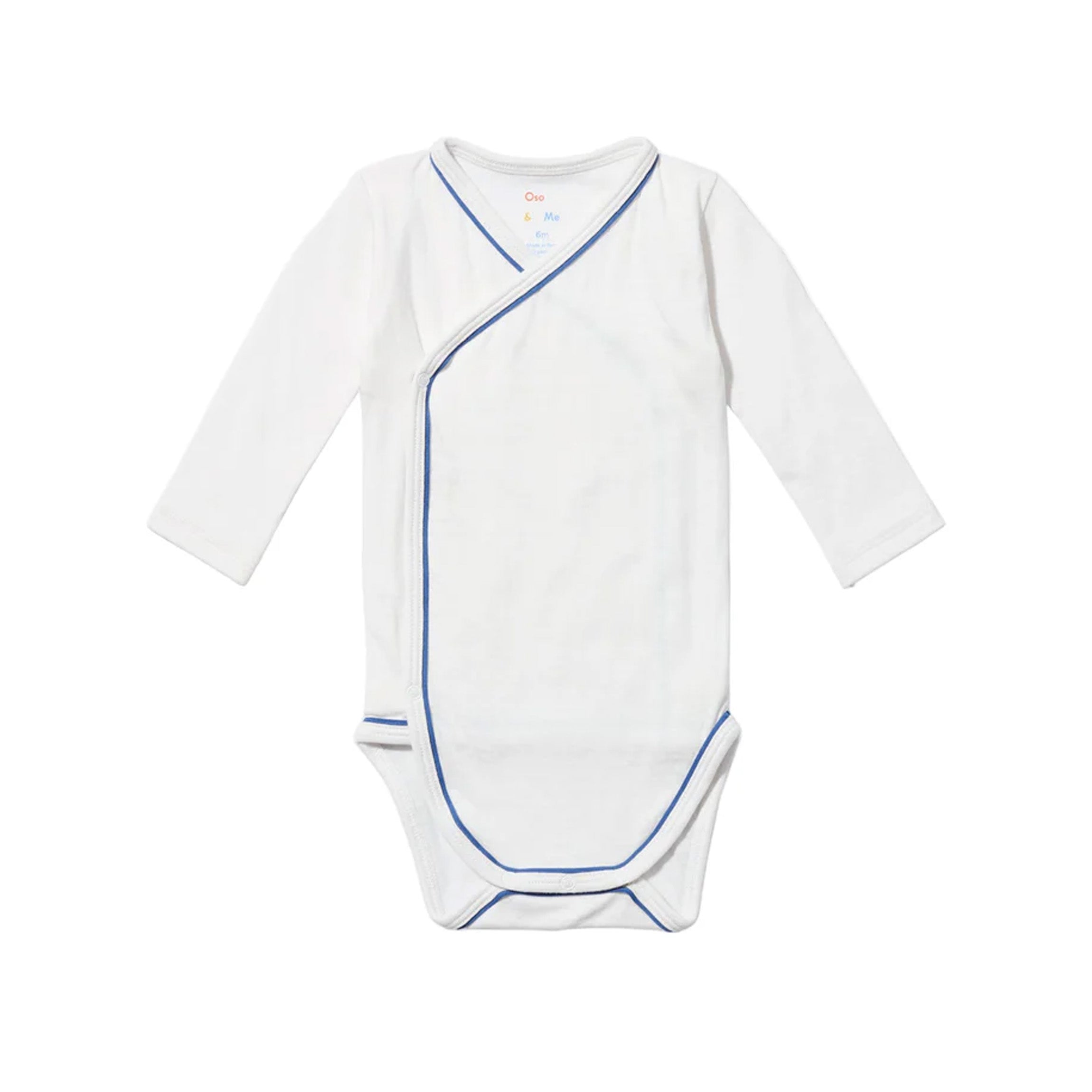 Crossbody One-Piece in Navy Piping