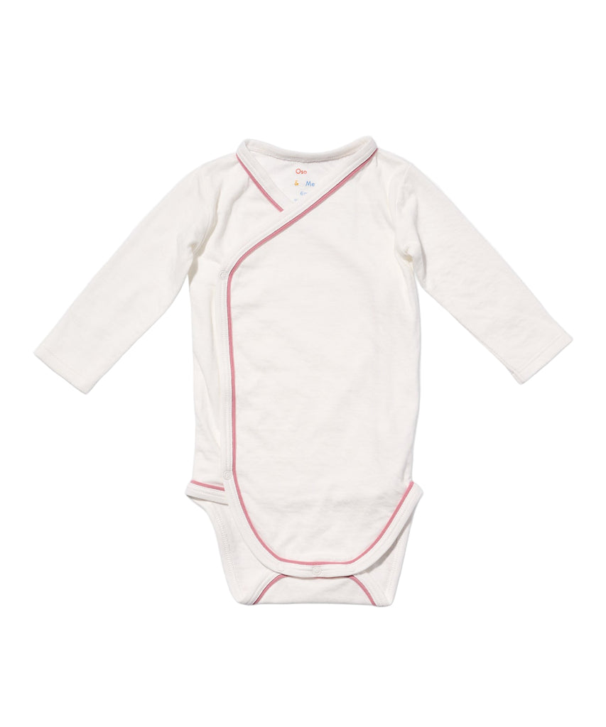 Crossbody One-Piece in Rose Piping