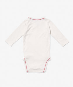 Crossbody One-Piece in Rose Piping