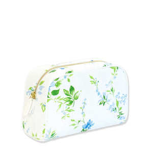 D. Porthault pour AERIN Small Beauty Bag in Fleurs du Vent