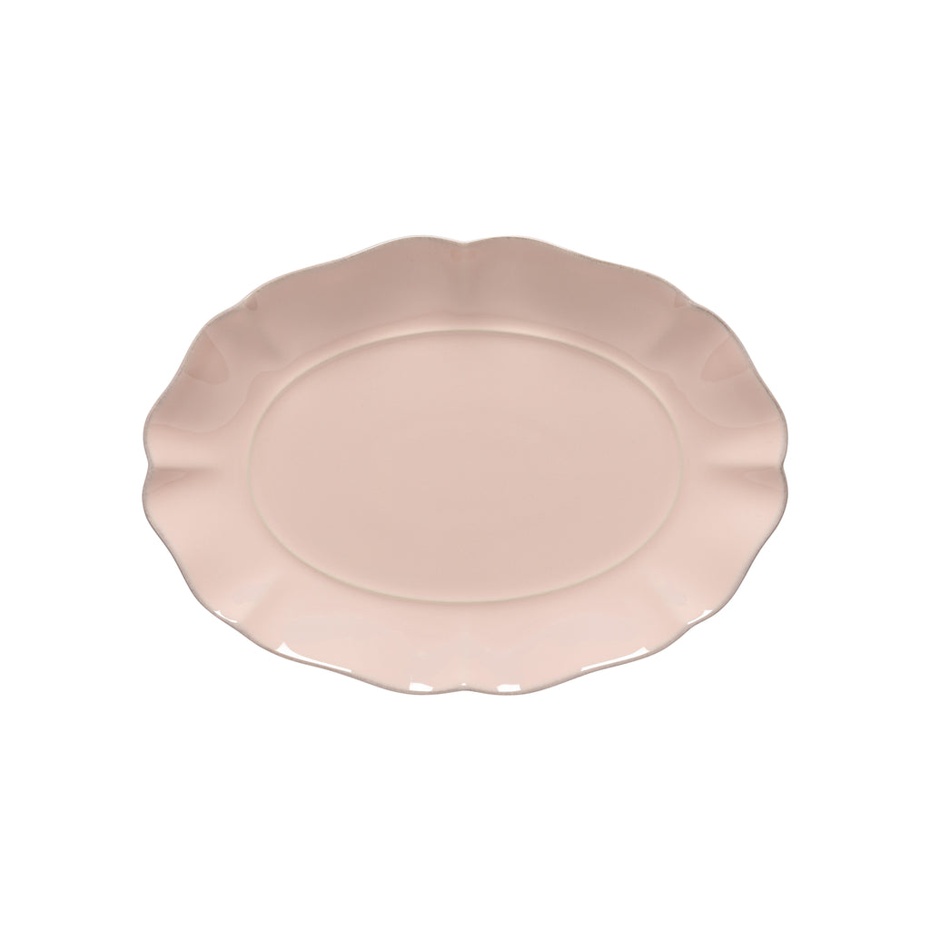 Rosa Collection Oval Platter 12" in Rosé