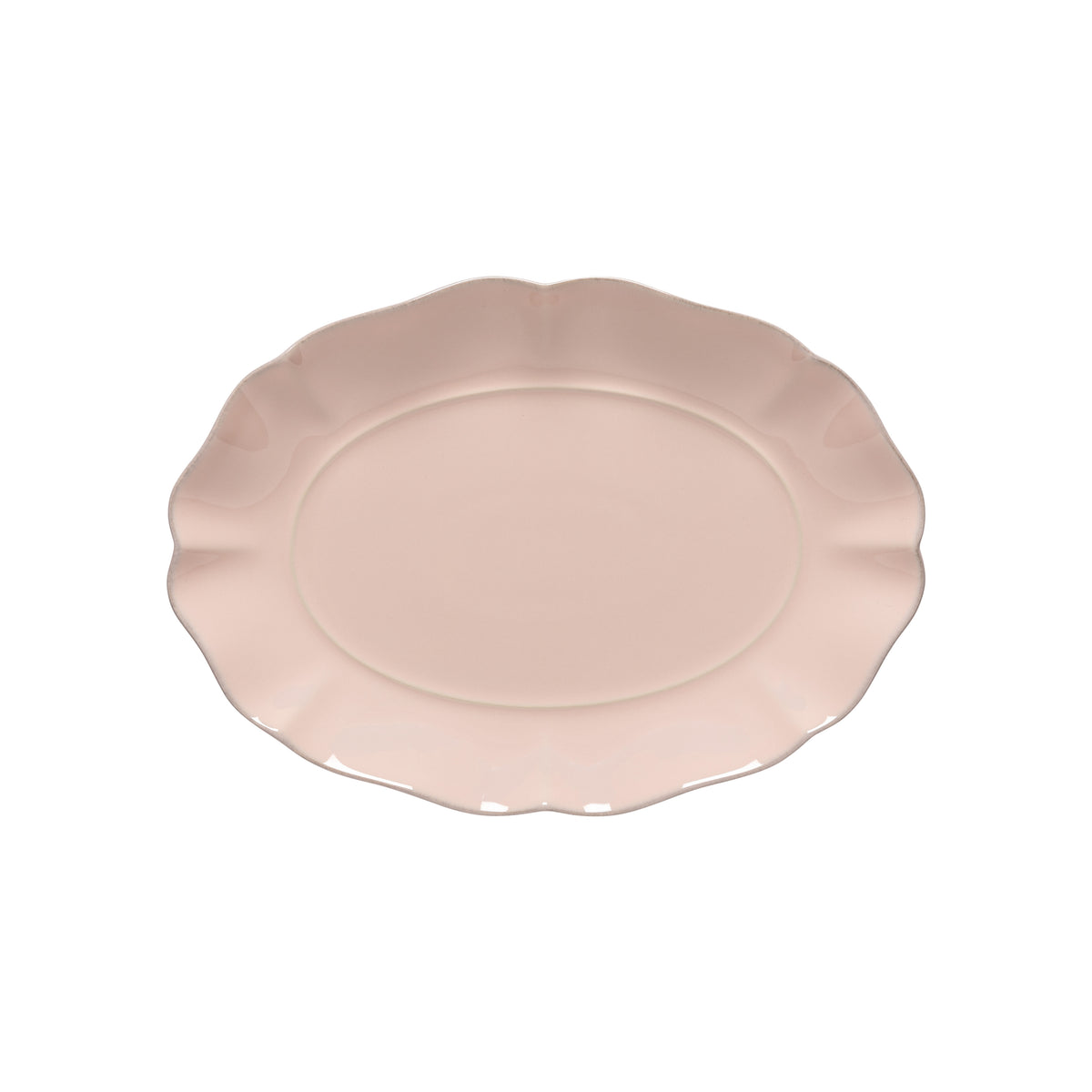 Rosa Collection Oval Platter 12" in Rosé