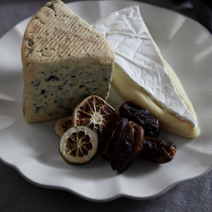 Rosa Collection Salad Plates in White, Set of 6