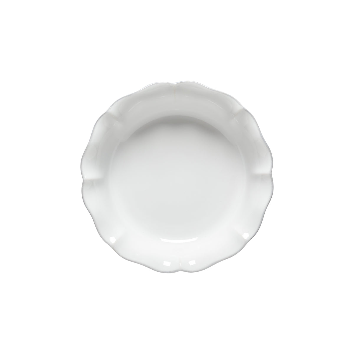 Rosa Collection Pasta Bowls in White, Set of 6