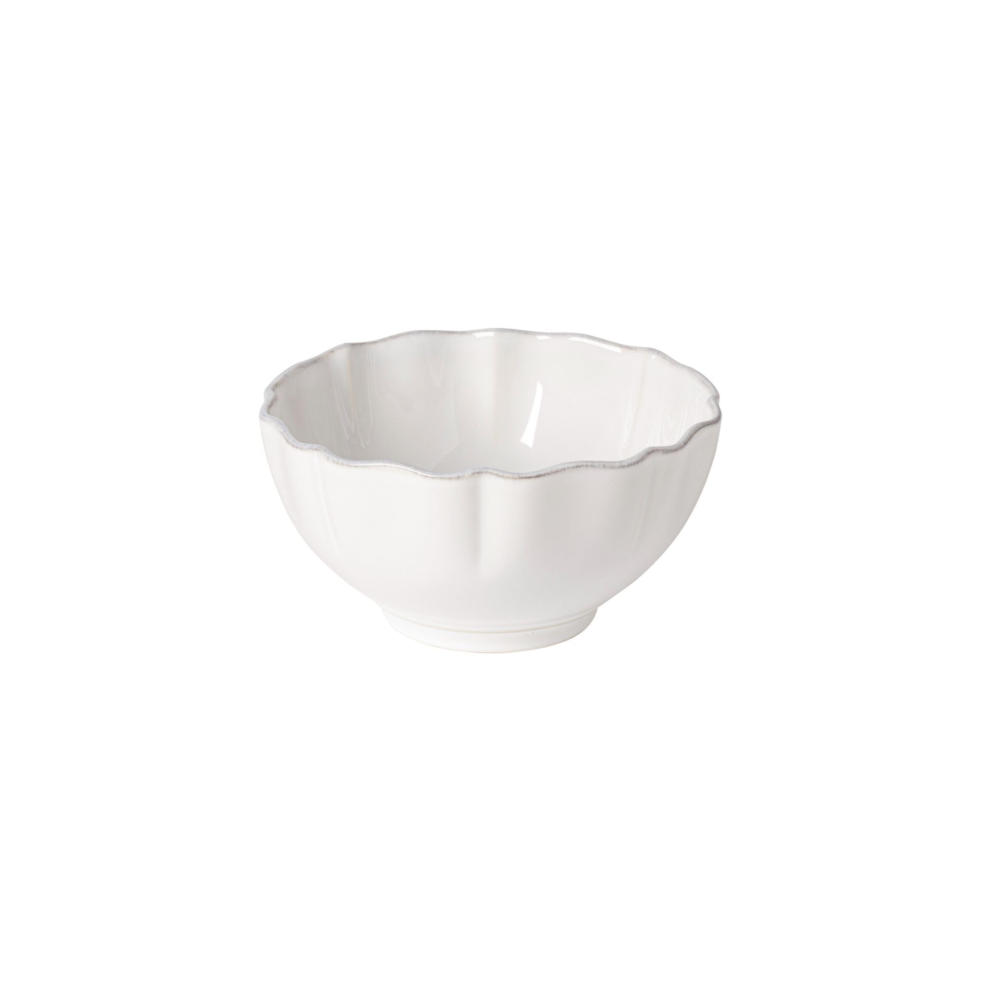 Rosa Collection Cereal Bowls in White, Set of 6