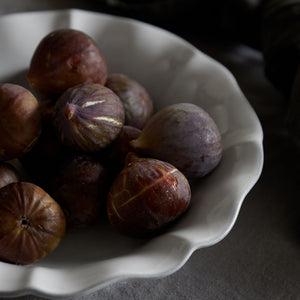 Rosa Collection Serving Bowl 12" in White