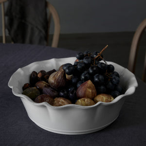Rosa Collection Serving Bowl 12" in White
