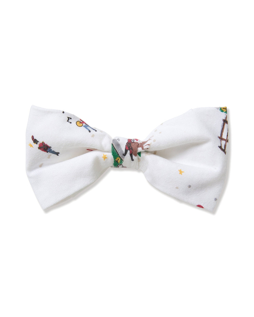 Dog Twill Bow Tie in Holiday Town