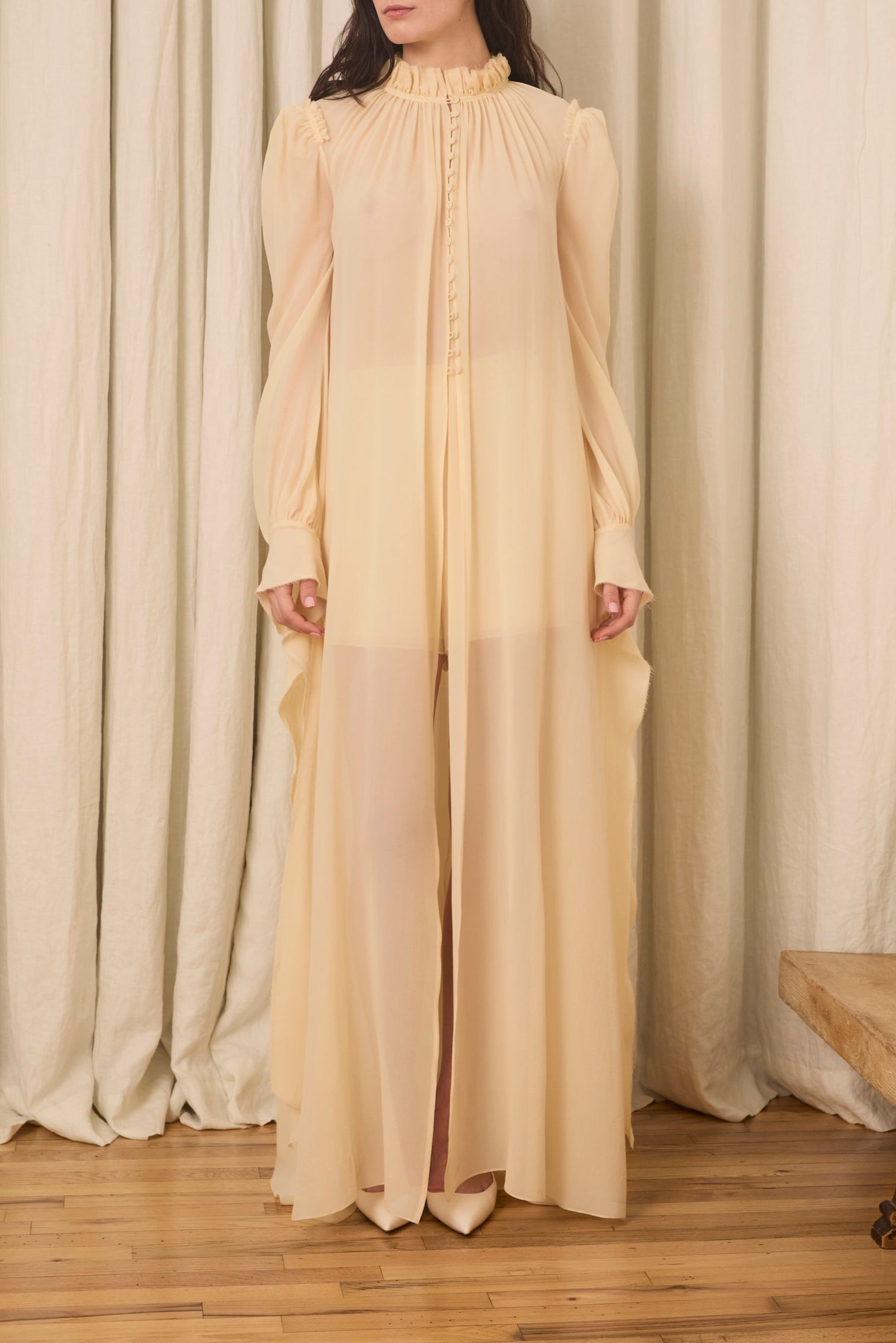 Delaney Blouse in Washed Chiffon