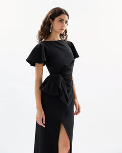 Emeline Dress in Noir