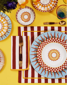 Placemat in Riviera Mattone, Set of 2