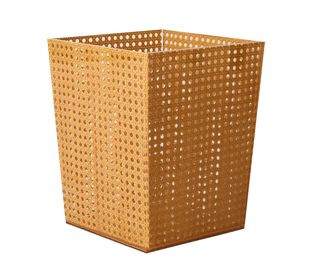 Reed Waste Basket in Natural