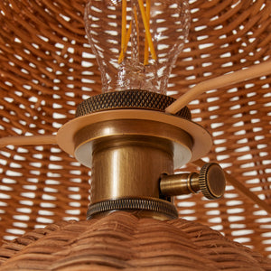 detail of lightbulb and hardware