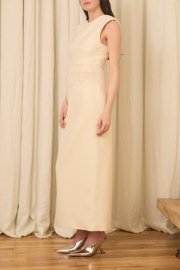 Dolores Midi Dress in Bouclé