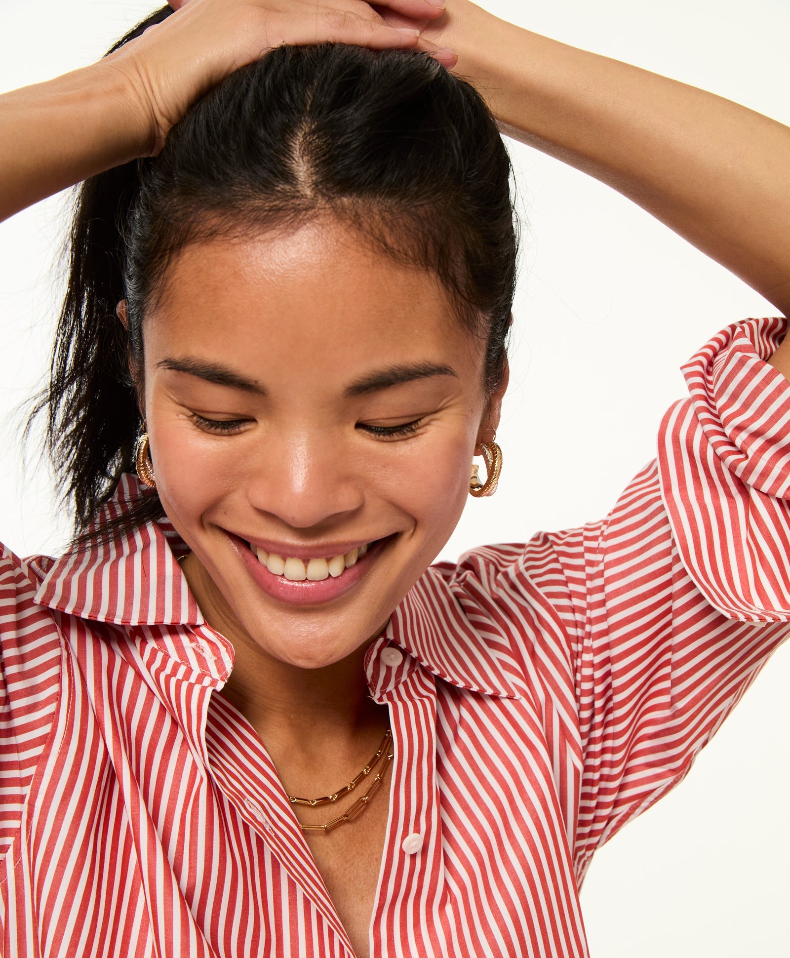 The Double Cobra Hoop in Mixed Metals