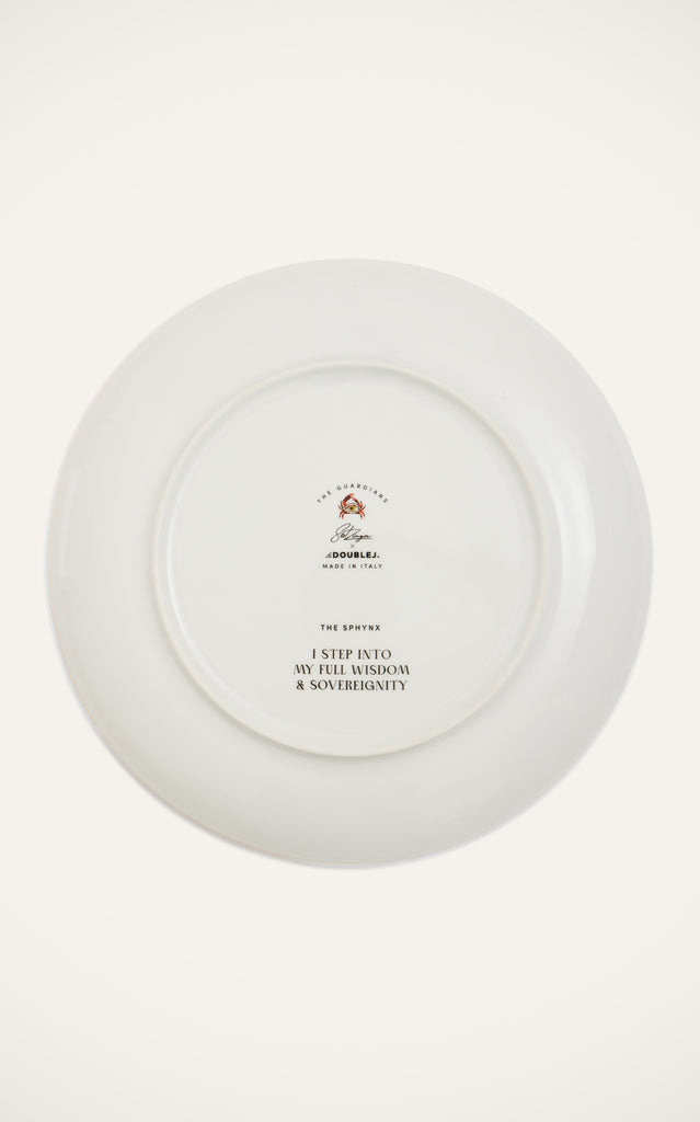 Decorative Plate in The Sphynx Saffron
