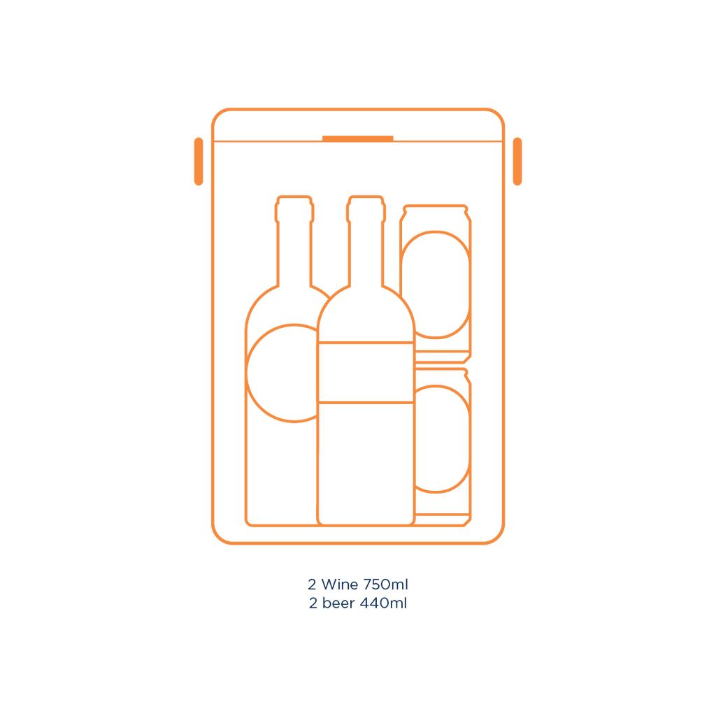 Drinks Box in Orchard Orange
