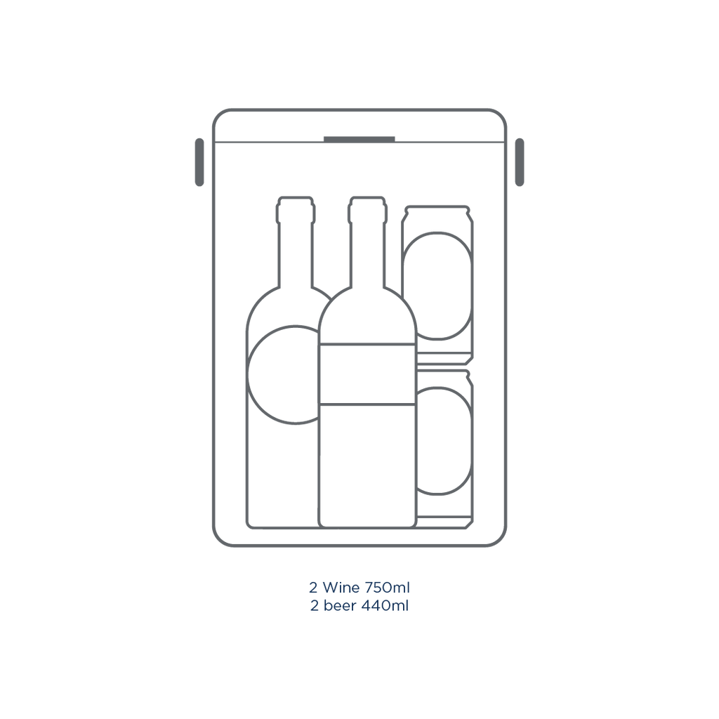 Drinks Box in Oyster Grey