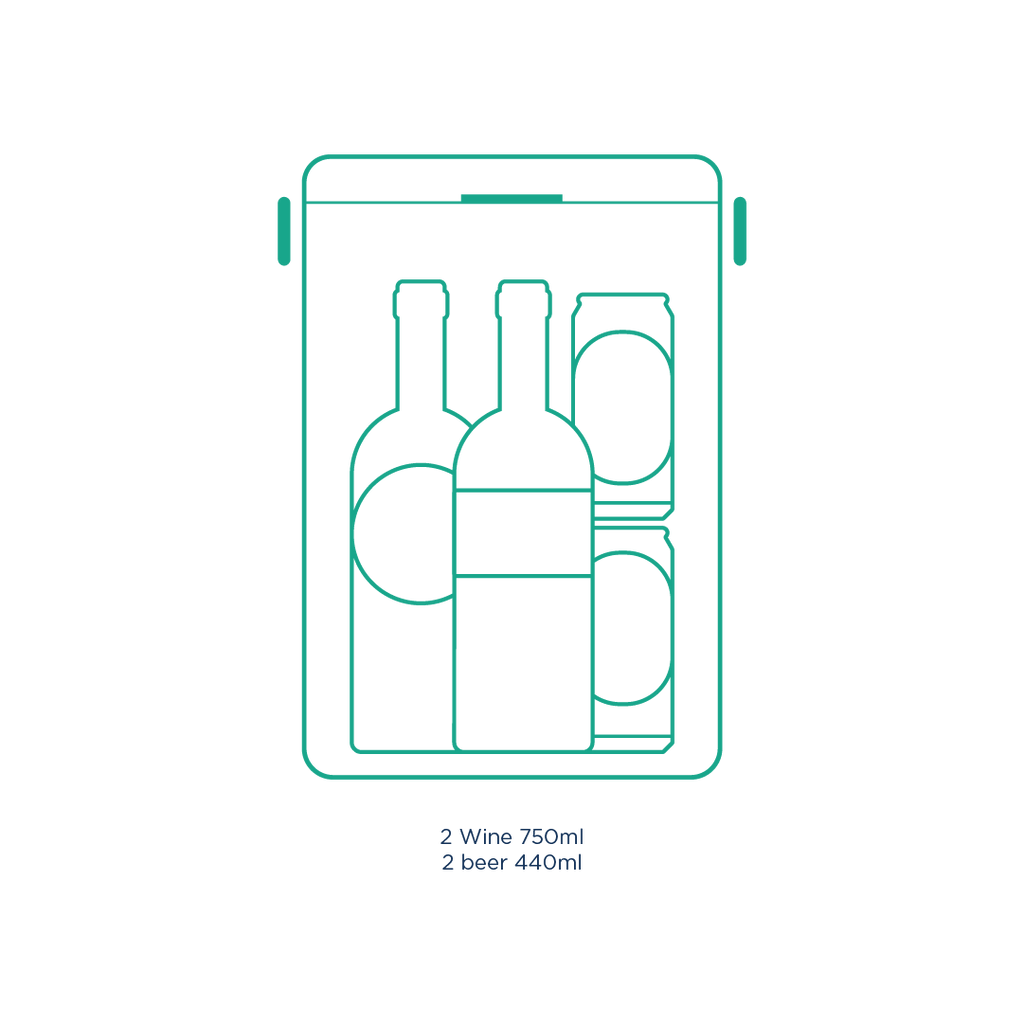 Drinks Box in Parisian Green