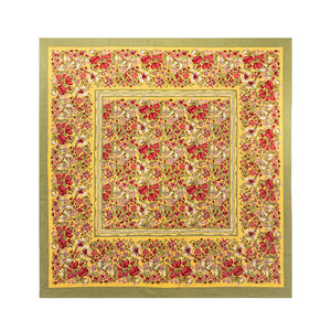French Tablecloth Jardin Red & Green