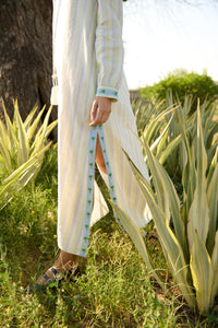 Silver Palm Caftan