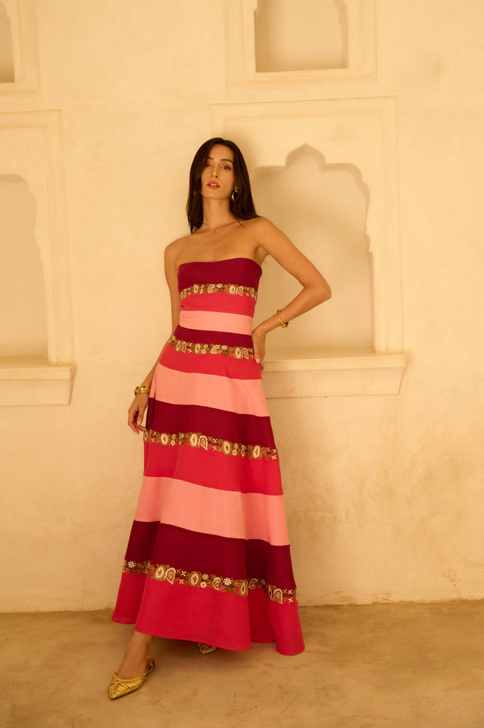 Bloom Stripe Dress