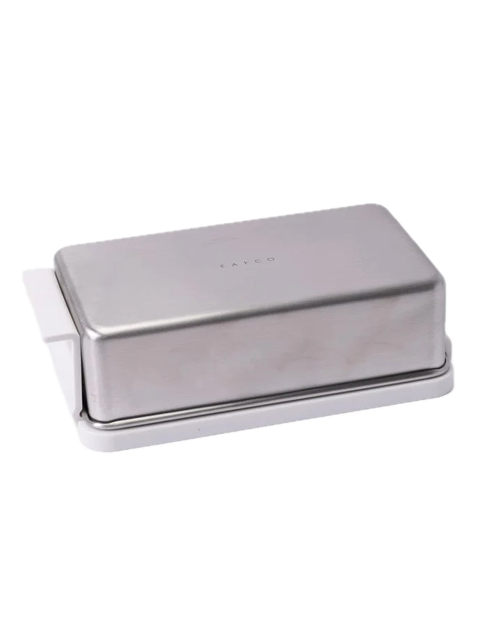 EAtCo Butter Tray in Stainless & Resin