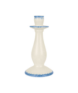 Rebecca Udall Daisy Candlestick, Denim, White Background