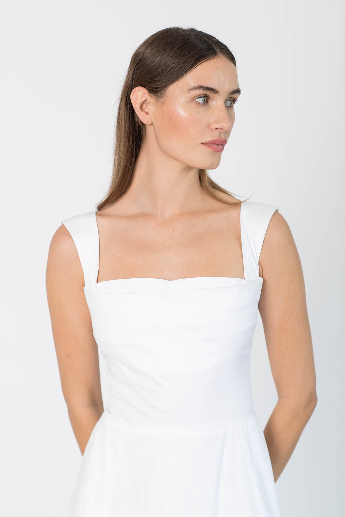Maribel Dress White