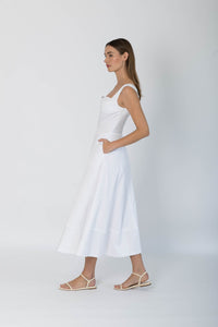 Maribel Dress White