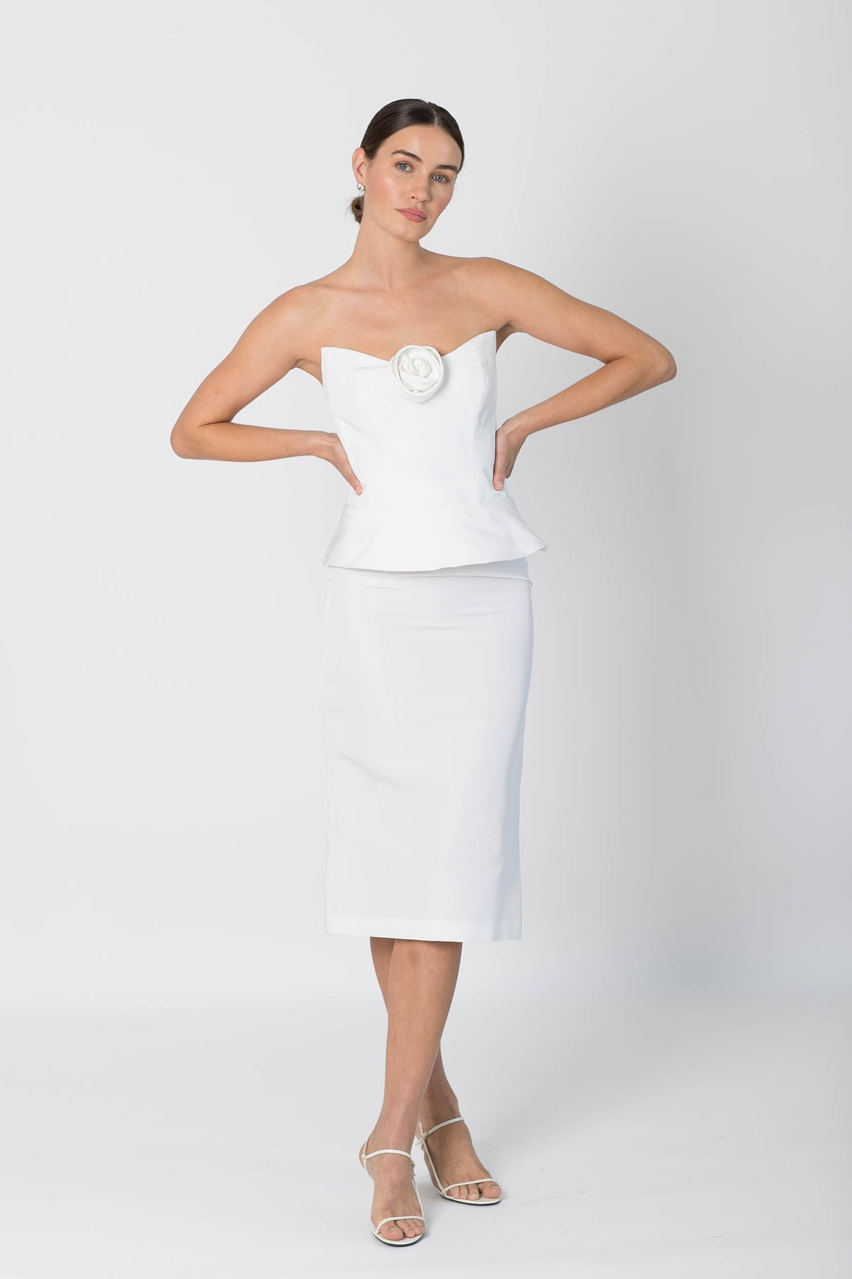 Delicias Skirt in White