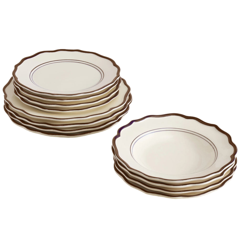 Darlene 12-Piece Set with Pasta Bowl