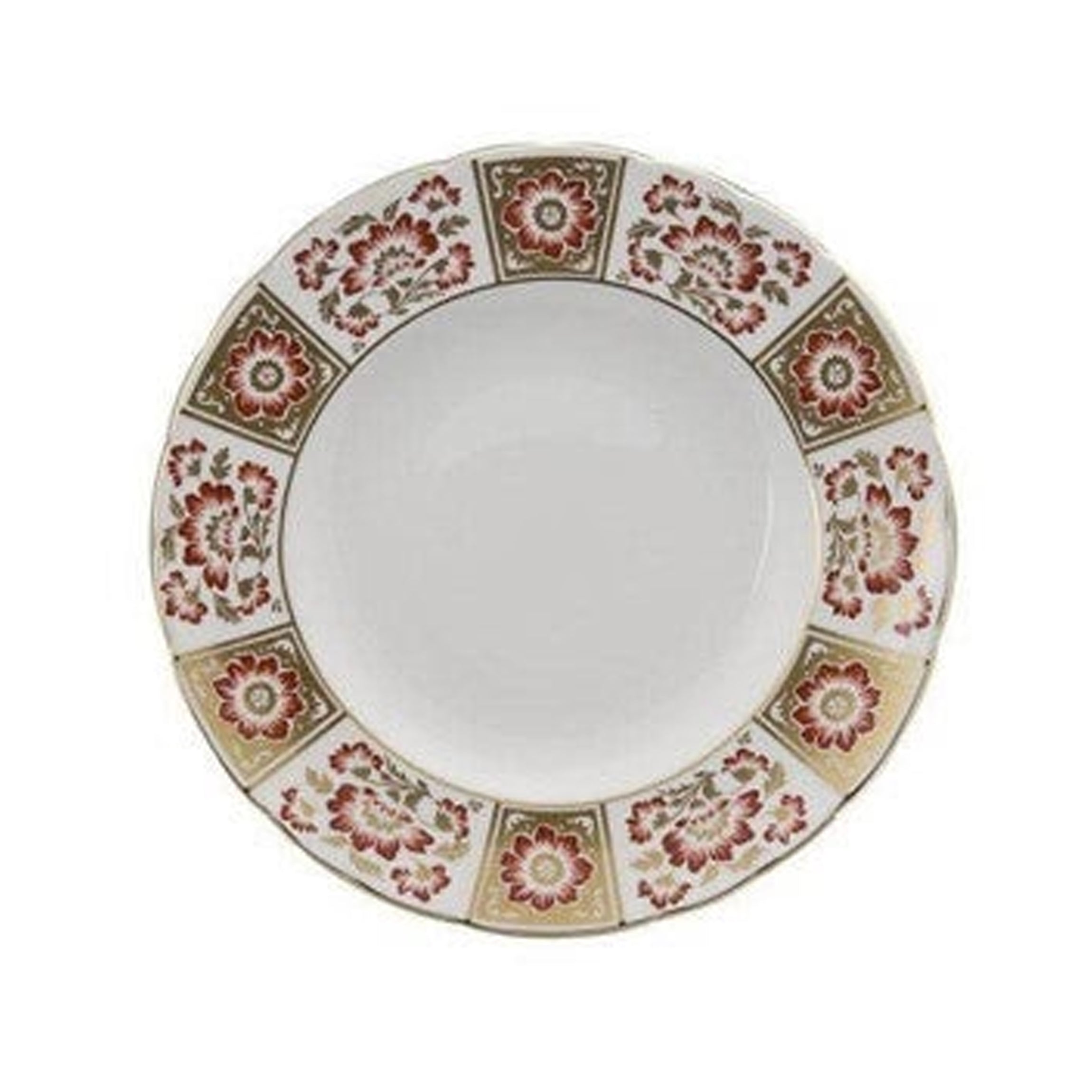Derby Panel Dinnerware in Red