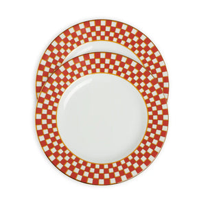 Dinner Plates in Apollo Mattone, Set of 2