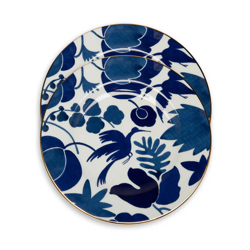 Dinner Plates in Wildbird Blue, Set of 2