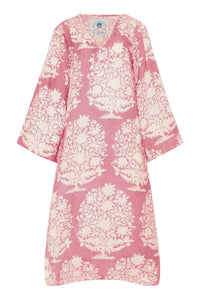 Doha Caftan in Pink Bouquet