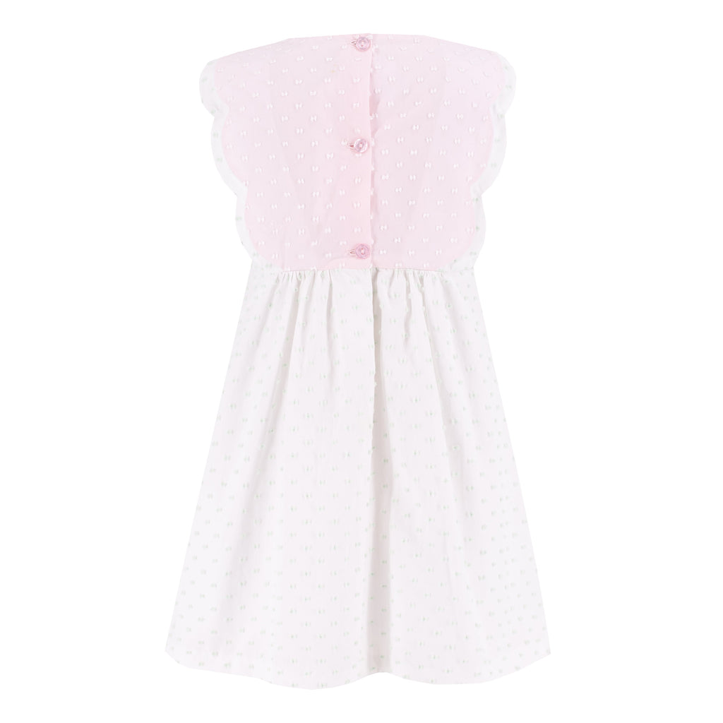 Pipa Girl Dress in White