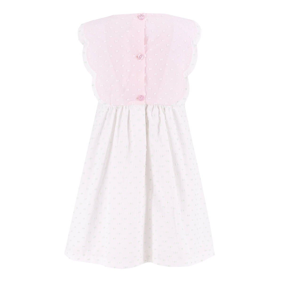 Pipa Girl Dress in White