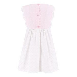 Pipa Girl Dress in White