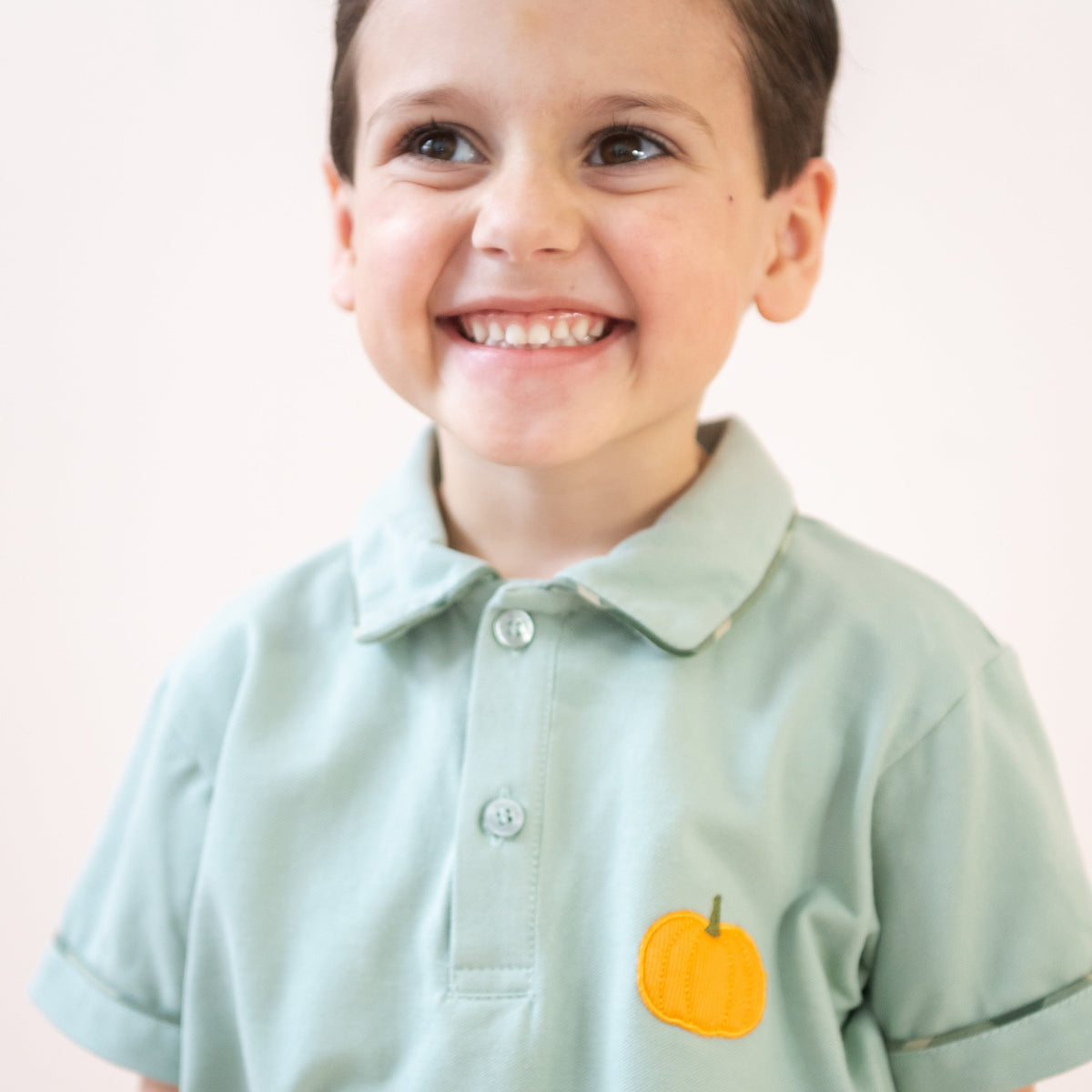 Jackson Boy Polo Set in Green Plaid