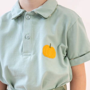 Jackson Boy Polo Set in Green Plaid