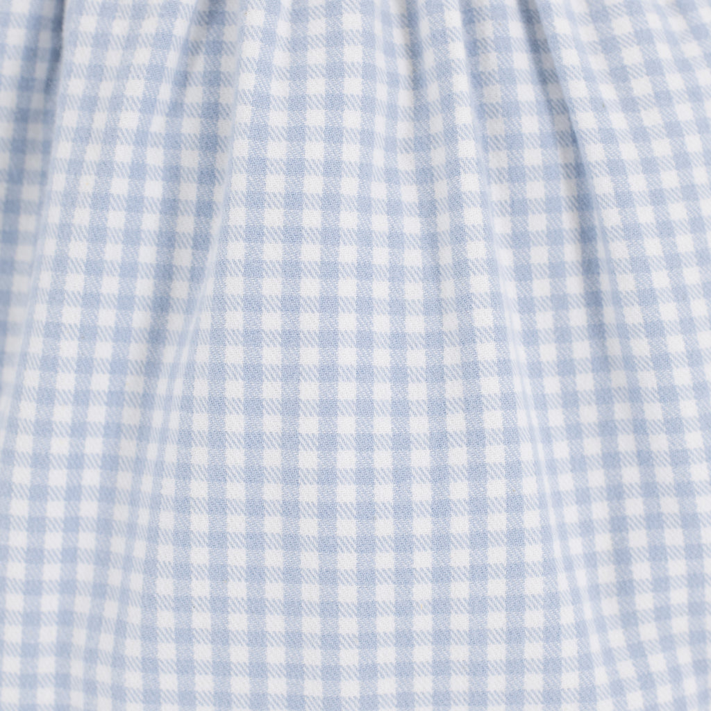 Lucas Boy Bubble in Blue Gingham