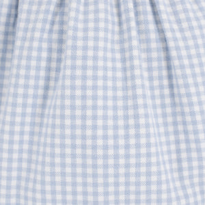 Lucas Boy Bubble in Blue Gingham