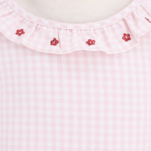 Laurel Girl Shirt in Pink Gingham