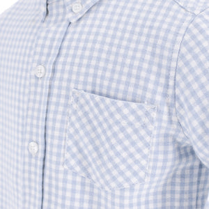 Walker Boy Button Down in Blue Gingham