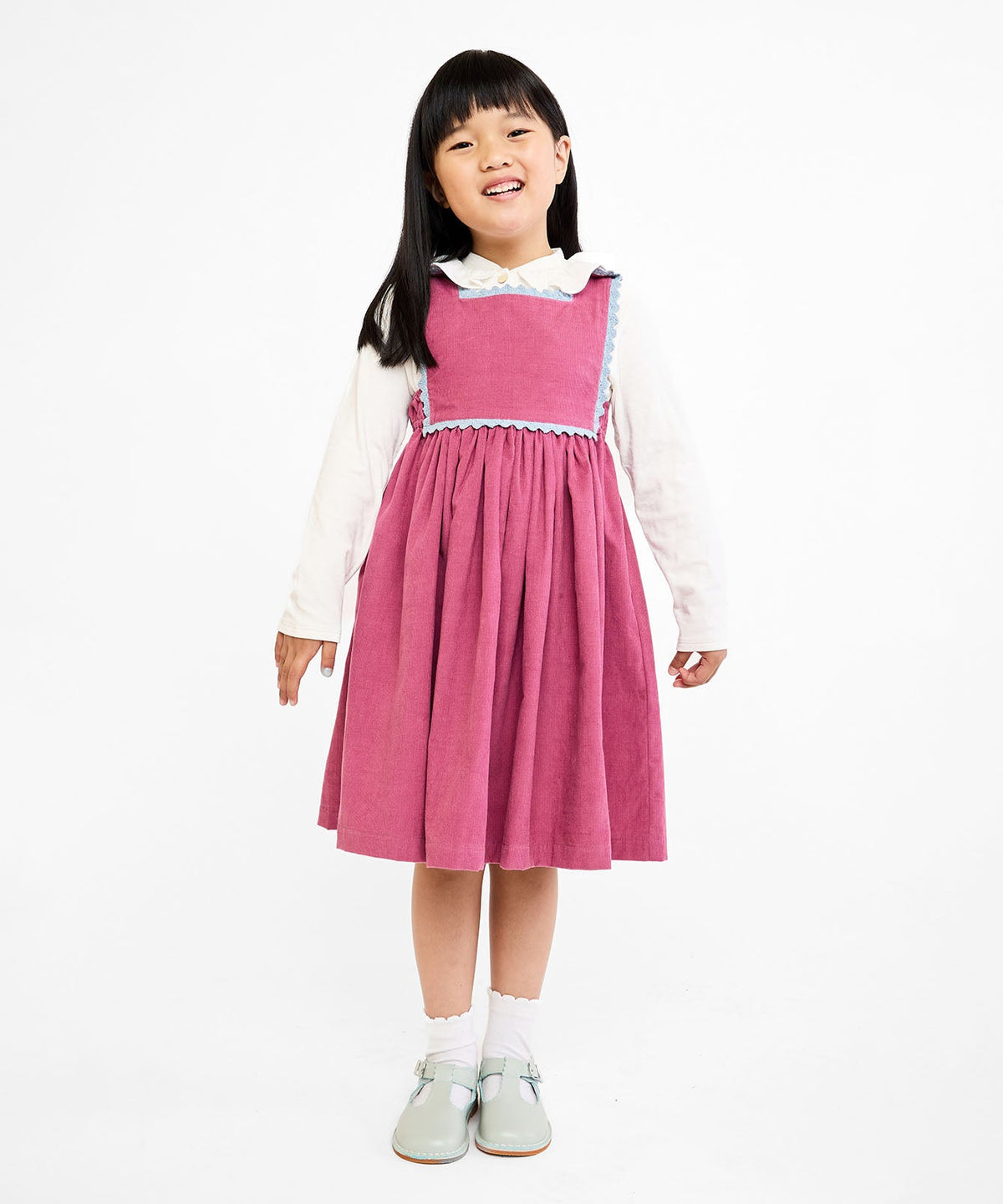 Dorothy Dress in Boysenberry Corduroy