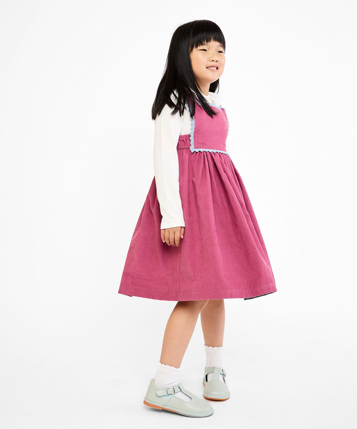 Dorothy Dress in Boysenberry Corduroy