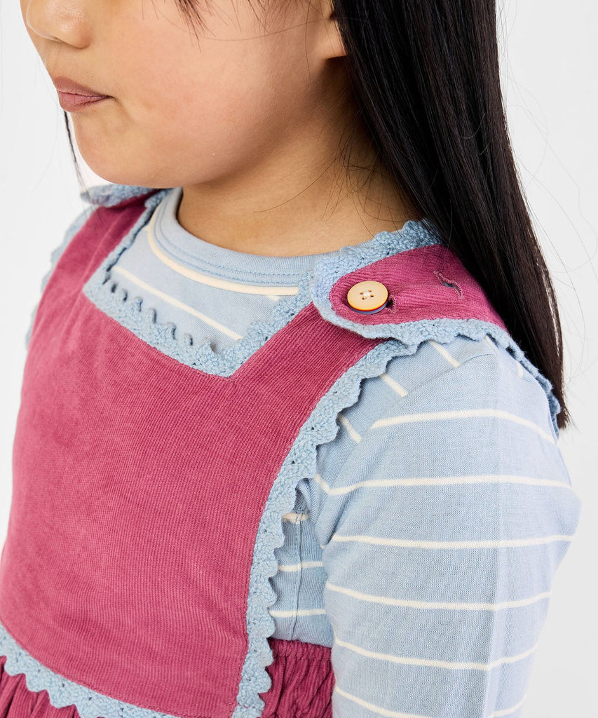 Dorothy Dress in Boysenberry Corduroy