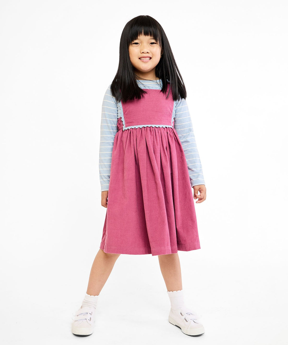 Dorothy Dress in Boysenberry Corduroy