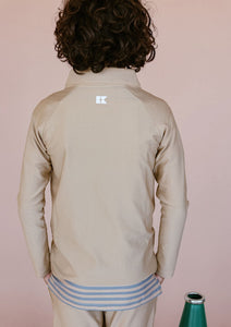 Half-Zip in Khaki